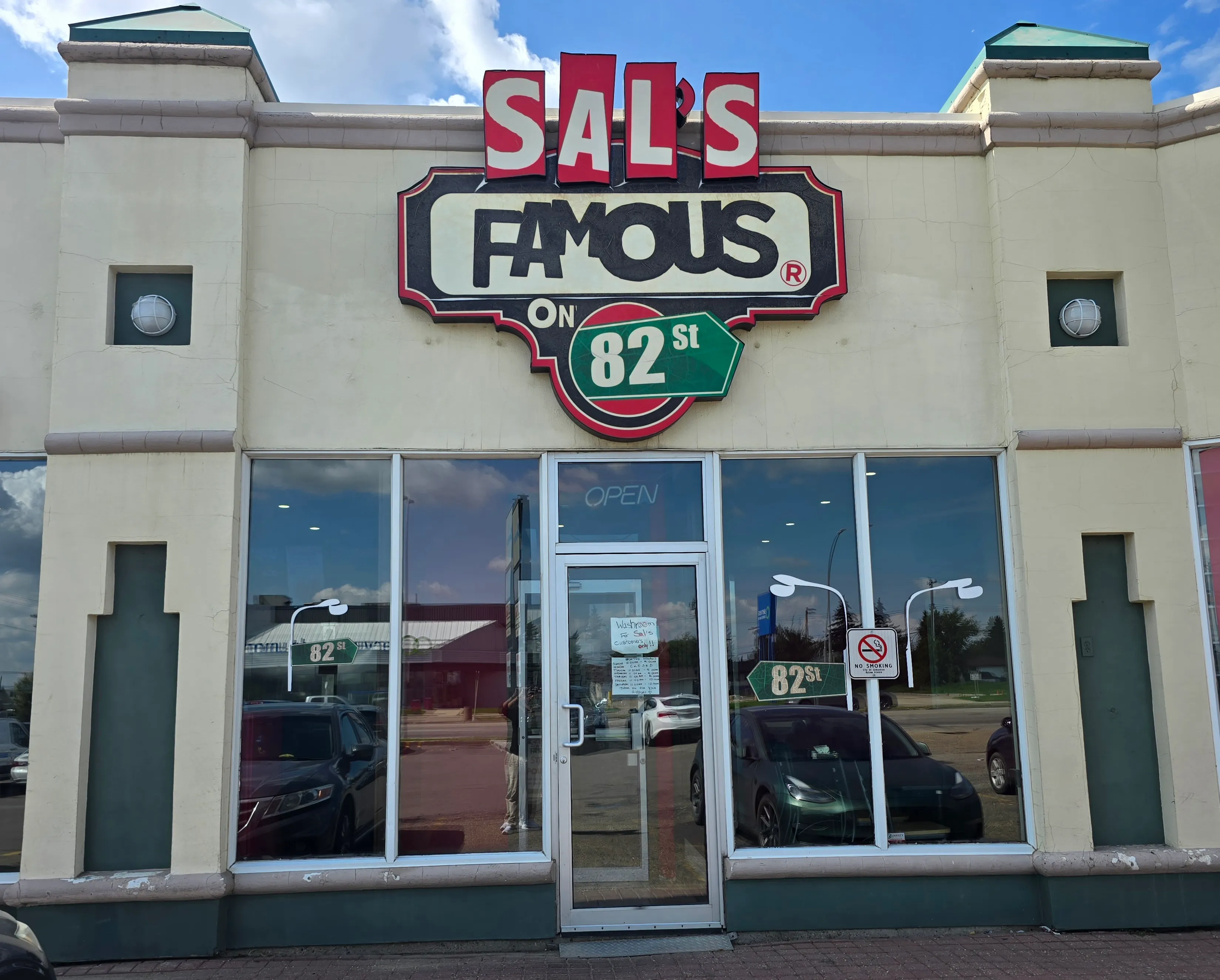 Sal's Famous on 82 St Edmonton restaurant dining room on 82 Street NW